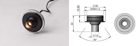 UFO Licht - Vitrinen-Beleuchtungsset mit LD5 LED-Armatur