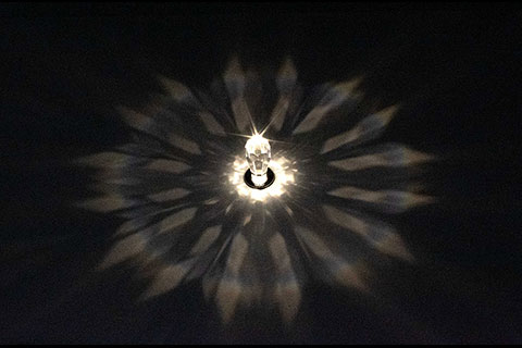 cr4 crystal fitting for fibre optics