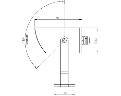 lb2 led fitting cad image