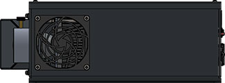 cad image of sirius s decorative fibre optic light source