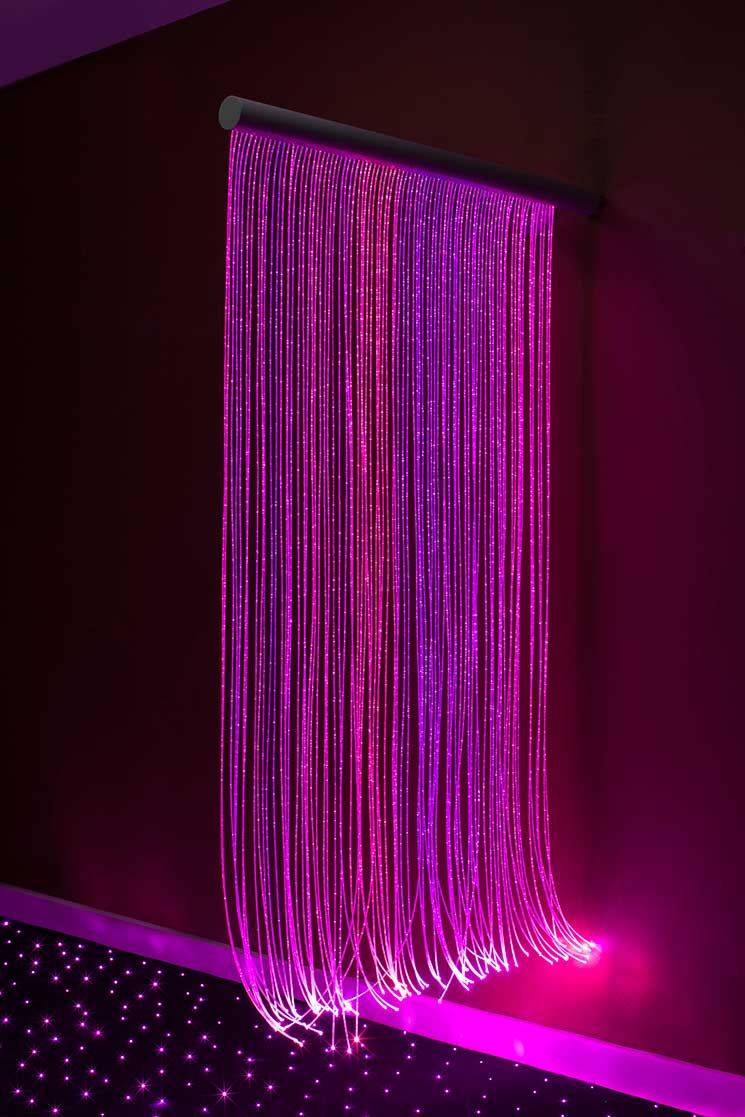 fibre optic sensory wall cascade image 1