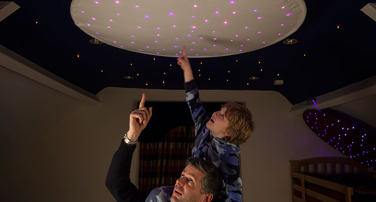 fibre optic star ceiling ring image 3
